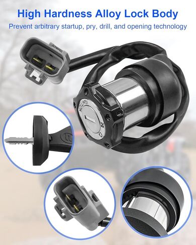 9DSV-011000-6K00 Ignition Switch Lock Kit with 2 Keys Fit for CFMOTO Quad CF600 CF800AU CF1000AU Cforce 400 600 800 1000 X6 X8 X10 2022-2024 All Terrain Vehicle in Kuwait