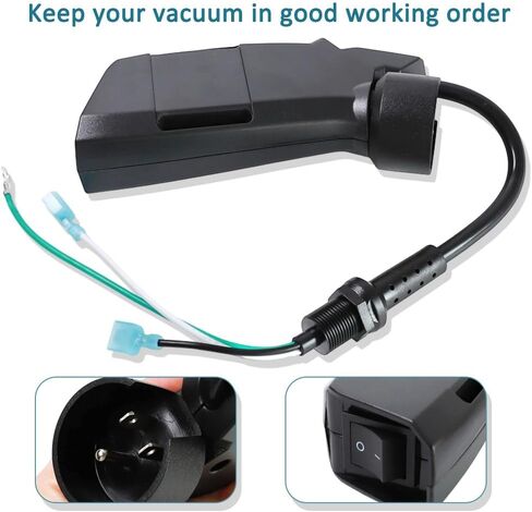 836225 Switch Box Full Assembly Compatible with ProTeam Super Coach Pro 10 & Pro 6 Backpack Vacuums - Complete Control Unit with Housing, Rocker Switch & Mounting Nut in Kuwait