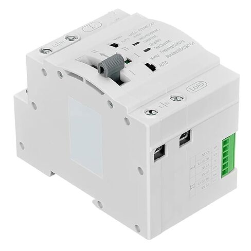 ME1-63AE/2P 63A 230VAC مفتاح نقل تلقائي مزدوج الطاقة نوع الكمبيوتر مفتاح DIN-Rail تصاعد مبيت أبيض in Kuwait