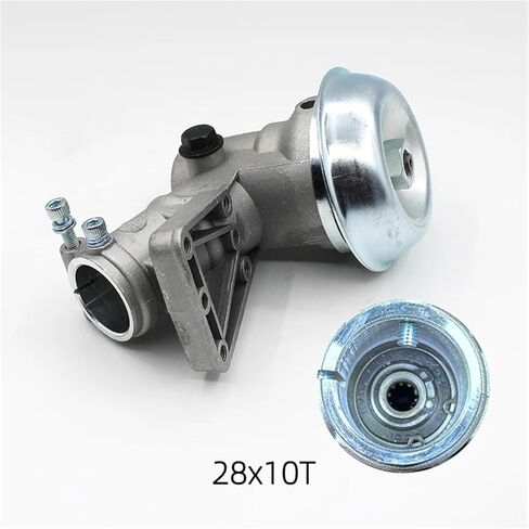 GT0222 28mm 10T Gearbox Gearhead Gear Case Working Head Brushcutter Grass Trimmer for EM780 Oleo- Series 36 43 44 in Kuwait
