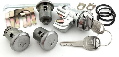 JEGS 18075 Door Trunk & Glovebox Lock Set 1968-1979 GM Models Set Includes: (4) in Kuwait