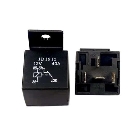 2Pcs JD1915 Automotive Relay 4-Pin 12V 40A GPS Car Truck Van Motorcycle Boat Anti-Theft Normally Closed Relay in Kuwait