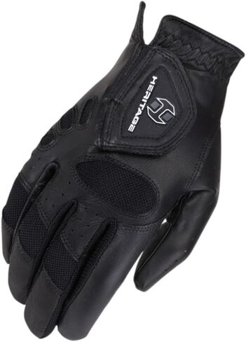 Heritage Tackified Pro-Air Show Gloves, Size 8, Black in Kuwait