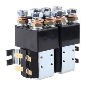 موصل ZJWJ100A-2T DC، 100 أمبير، 12 فولت إلى 72 فولت، اتصالات 4NO، للرافعة الشوكية وتطبيقات المركبات الكهربائية (24 فولت) in Kuwait