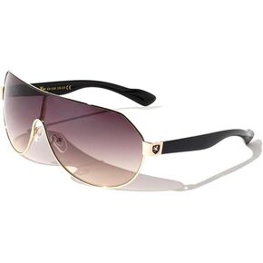 نظارة شمسية رياضية مسطحة للرجال من طراز Shied Aviator - ألوان متعددة in Kuwait