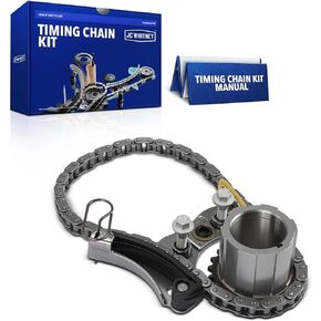 مجموعة سلسلة توقيت المحرك JC Whitney JFBAJCWTCK00009 مع شداد - تناسب OHV V8 6.2L 6.6L 5.3L - متوافقة مع شيفروليه سيلفرادو 1500 14-22، 2500 HD 20-22، تاهو 15-22، جي إم سي سييرا 1500 14-22 in Kuwait