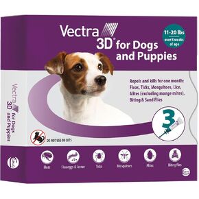 VECTRA 3D Small Dog 11-20lbs, 6 Doses in Kuwait