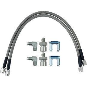 220-8307 Brake Hose Flexline Kit 18" Length 3 AN Hose 3 AN Straight Inlet 3 AN Straight Outlet in Kuwait
