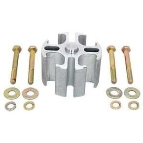 JEGS 51191 AMC/Ford/GM Aluminum Fan Spacer 2 Thick 5/8 Pilot Diameter Grade 8 Fa in Kuwait