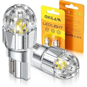 OXILAM 194 لمبة LED لمصباح لوحة الترخيص فائقة السطوع، 168 T10 W5W 2825 لمبة LED لخريطة باب القبة، لوحة شحن السيارة، لمبة إضاءة داخلية LED، حزمة من 2 in Kuwait