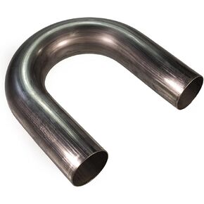 System1 Design Mandrel Bent 304 الفولاذ المقاوم للصدأ 180 درجة الأنابيب 3 "OD - 4.5" بيند نصف قطر أنابيب العادم، 16 مقياس - نظام عادم أمريكي الصنع in Kuwait