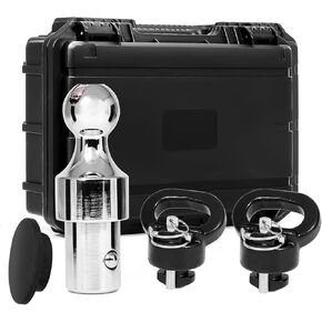 60638 Upgraded 38k Puck System Gooseneck Hitch Kit with Case for 2013-2026 Dodge Ram 2500 3500, 2-5/16-Inch Gooseneck Ball Trailer Hitche with 2 Safety Chain Anchors for Fifth Wheel Prep Group in Kuwait