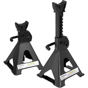 Jack Stands 3 Ton (6,500 lb) Capacity Steel, 1 Pair Red Lifting Stand Adjustable Jack Stands in Kuwait