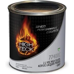 منتجات High Teck 77400C-4 برايمر طلاء أكريليك عالي المواد الصلبة، 1 كوارت، رمادي، 2.1 رطل/جالون من المركبات العضوية المتطايرة، خلط 1:1 in Kuwait