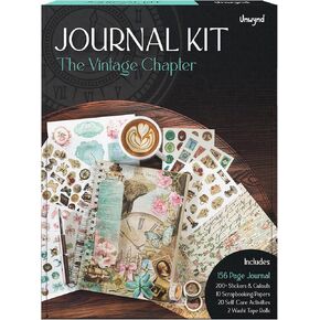 مجموعة أدوات سجل القصاصات من Unwynd Journal، مجموعة سجل القصاصات الجمالية لمجلة الرصاصات غير المرغوب فيها، وشريط واشي، والملصقات، ومستلزمات دفتر اليومية الورقية، وهدية للنساء البالغات المبتدئات (مجموعة المجلات - فصل الأزهار) in Kuwait