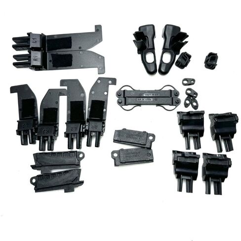 Roof Repair Slider Clip Hood Parts Compatible with 500C 500 Convertible Black 24 Pcs in Kuwait