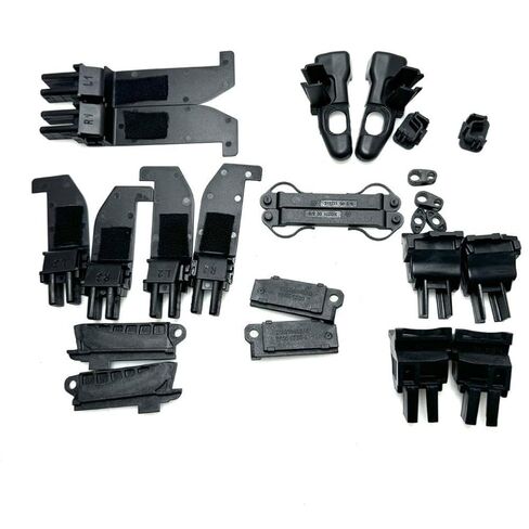 Roof Repair Slider Clip Hood Parts Compatible with 500C 500 Convertible Black 24 Pcs in Kuwait