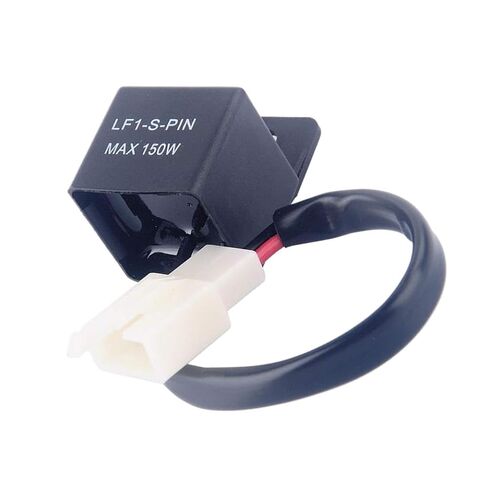 Motorcycle LED Flasher Relay Square Flashing Flasher for Motorcycle LED Lights Turn Indicator 12V Compatible in Kuwait