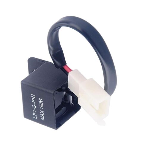 Motorcycle LED Flasher Relay Square Flashing Flasher for Motorcycle LED Lights Turn Indicator 12V Compatible in Kuwait