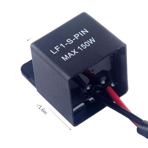 Motorcycle LED Flasher Relay Square Flashing Flasher for Motorcycle LED Lights Turn Indicator 12V Compatible in Kuwait