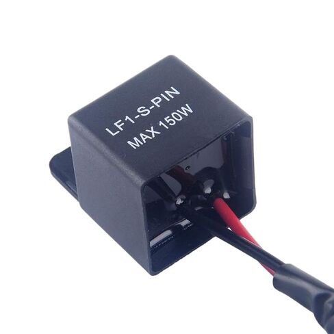 Motorcycle LED Flasher Relay Square Flashing Flasher for Motorcycle LED Lights Turn Indicator 12V Compatible in Kuwait