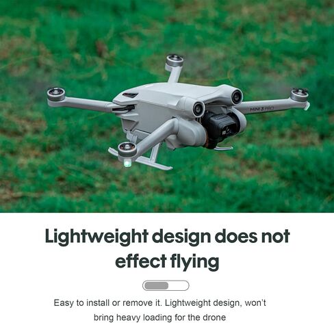معدات الهبوط من O'woda لـ DJI Mini 2 / Mini 2 SE، قابلة للطي لارتفاع ساق الهبوط، واقي ممتد لملحقات الطائرة بدون طيار DJI Mini 2 / Mini 2 SE، زيادة فعالة في الارتفاع 32 مم / 1.3 بوصة in Saudi Arabia