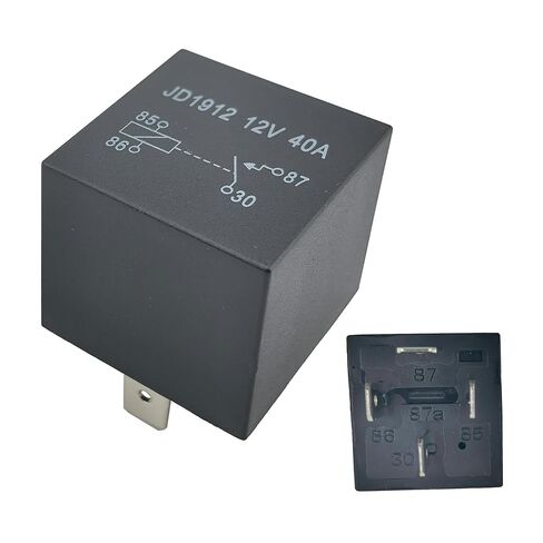 JD1912 12V 40A 4-Pin Automotive Relay, Heavy Duty 40 Amp Relay for Horns, Fans, Lights, Universal Fit in Kuwait