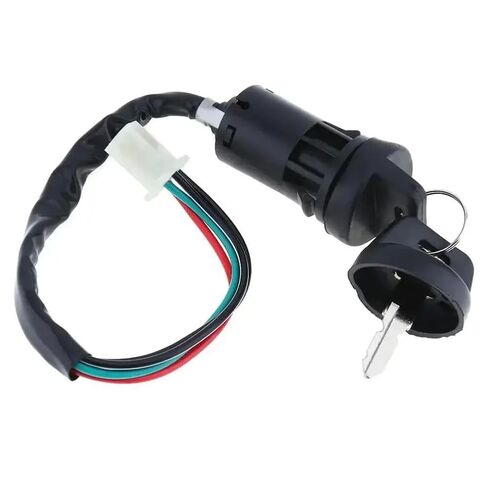 4 Wires Universal 2 Ignition Key Start Switch Door Lock Compatible with ATV Go Kart Motorcycle 50-150cc in Kuwait