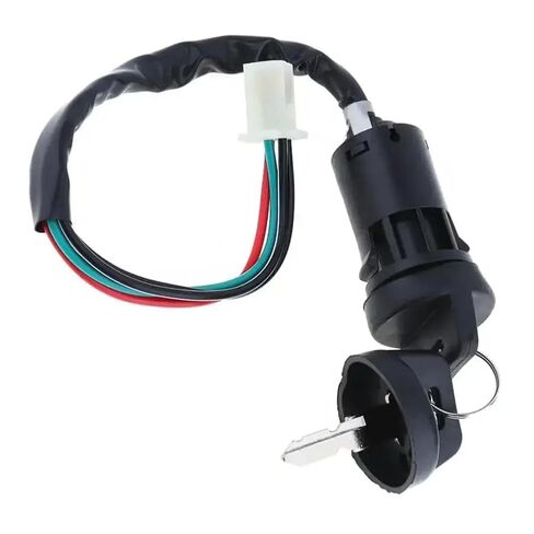 4 Wires Universal 2 Ignition Key Start Switch Door Lock Compatible with ATV Go Kart Motorcycle 50-150cc in Kuwait