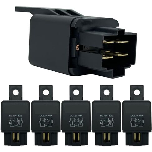 12vdc 40amp 4-pin استبدال التتابع، 5pcs SPST السيارات بداية التبديلات in Kuwait
