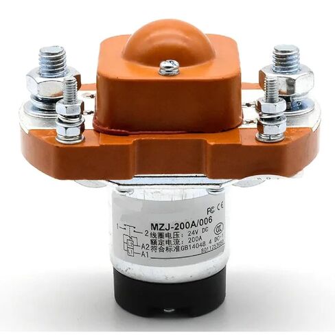 MZJ-200A DC Contactor 200A، 1NO عادي مفتوح، ملف 12V 24V 48V، للسيارات الكهربائية رافعة شوكية ونش المحرك (72V) in Kuwait