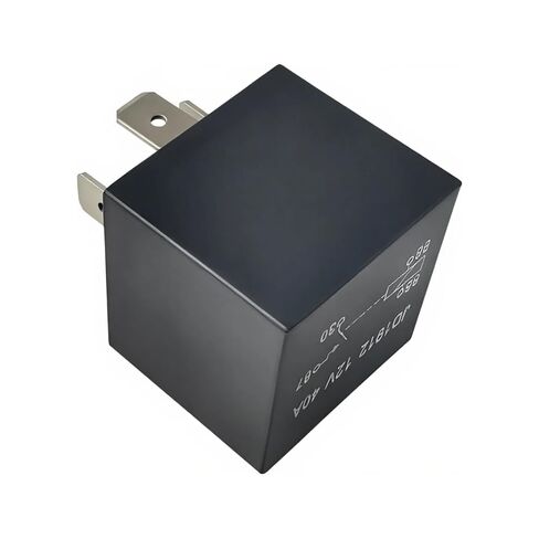 JD1912 12V 40A مرحل السيارة، مفتاح SPST-NO شديد التحمل 4 دبوس للسيارة والشاحنة والدراجات النارية والقارب وعربة الجولف - بديل لضوء الضباب والقرن والمروحة وأضواء العمل LED in Kuwait