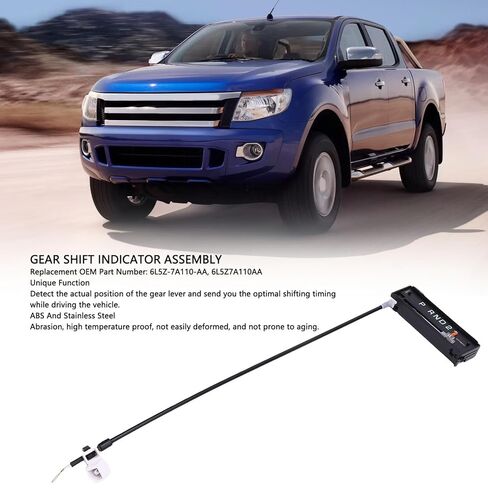 مجموعة مؤشر Luocute Gear Shift، استبدال مع كابل لعام 2004 2005 2006 2007 2008 2009 2010 2011، OEM 6L5Z 7A110 AA، تركيب التوصيل والتشغيل، مقاوم لدرجة الحرارة العالية in Kuwait