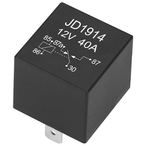 4Pin 5Pin JD1914 مرحل السيارة 12V 24V 40A SPDT مفتاح السيارة وبادئ التشغيل مرحل مقاوم للماء لقارب جرار شاحنة دراجة نارية (4P 24V 40A) in Kuwait