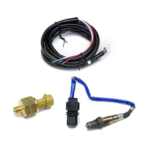 مجموعة أدوات قياس AEM 2 UEGO WideBand Air Fuel Ratio + مقياس الضغط المعزز -30-35psi مع أكواب تثبيت عداد تلقائي من MAPerformance in Kuwait