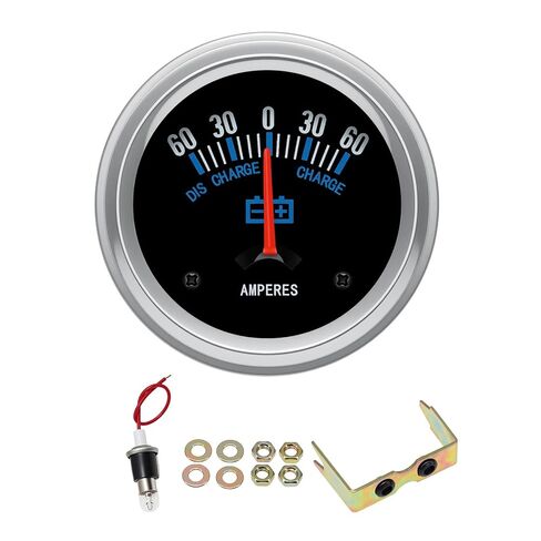 العالمي مقياس التيار الكهربائي DC12V 2-1/6 "52 مللي متر 60-0-60A أمبير متر مقياس لسيارة قارب شاحنة جرار مركبة in Kuwait