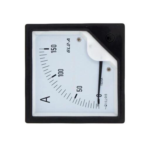 6L2-A 6L2A 150A التناظرية عداد لوحة أمبير مقياس التيار الكهربائي مقياس مؤشر مقياس التيار الكهربائي 80*80 مللي متر استبدال أجزاء in Kuwait