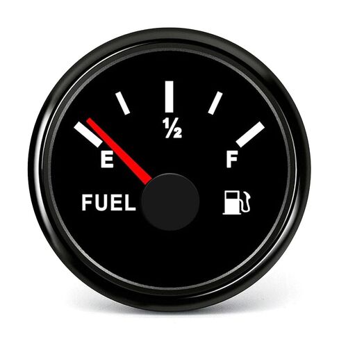 2" Fuel Level Gauge,12V Fuel Tank Meter E-1/2-F Pointer Meter 240-33ohm for Car RV Yacht Boat Motorcycle in Kuwait