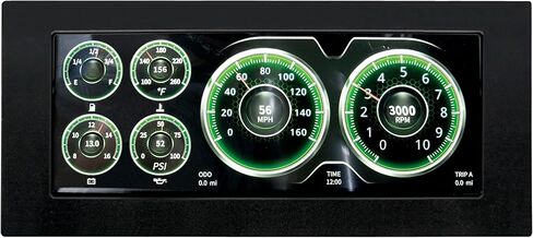 Auto Meter 7400 Invision 8.8 بوصة LCD داش، عالمي، حامل لوحة in Kuwait