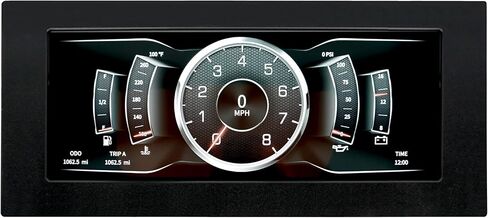 Auto Meter 7400 Invision 8.8 بوصة LCD داش، عالمي، حامل لوحة in Kuwait