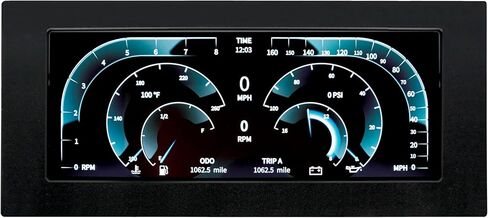 Auto Meter 7400 Invision 8.8 بوصة LCD داش، عالمي، حامل لوحة in Kuwait
