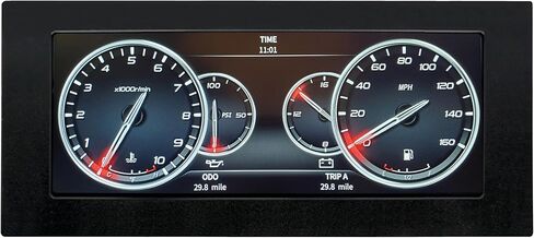 Auto Meter 7400 Invision 8.8 بوصة LCD داش، عالمي، حامل لوحة in Kuwait