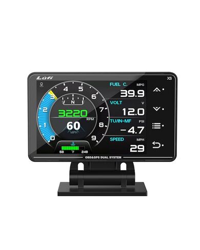 شاشة قياس Lufi Xs Revolution OBD2. مجموعة أدوات إلكترونية متعددة الوظائف. رفيق سيارتك، يمنع التحميل الزائد. in Kuwait
