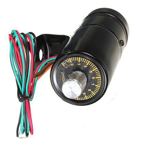 Unifizz Red Led قابل للتعديل مقياس سرعة الدوران RPM Tacho Gauge Shift Light 1000-11000 Universal - تحسين الأداء والتحول بدقة in Kuwait