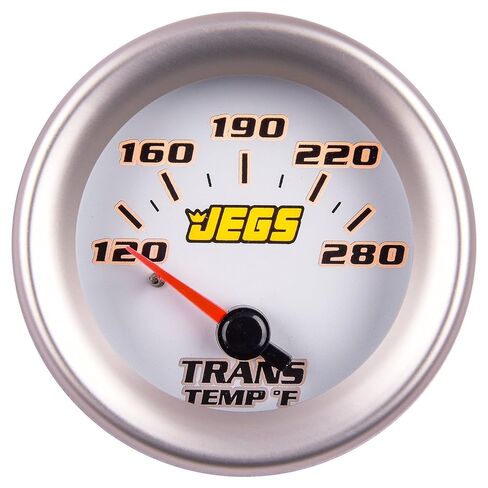 مقياس درجة حرارة ناقل الحركة JEGS 41407 [2 1/16 بوصة. كهربائي، 120-280 درجة فهرنهايت مع وجه أبيض] in Kuwait