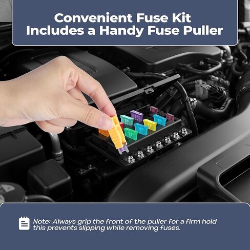 300 Pcs Car and Automotive Fuse Kit Standard Mini and Low Profile Mini Fuses Assortment Color-Coded with Pullers Portable PP Case CE Certified for Cars Trucks Motorcycles and Boats in Saudi Arabia