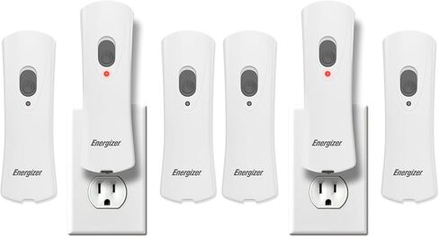 Energizer LED Rechargeable Plug-in Flashlights (3-Pack), Emergency Lights for Home Power Failure Emergency, Safety Plug-in Power Outage Light, Great for Hurricane Supplies, Black Outs, Power Failure in Kuwait