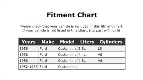ختم ناقل الحركة اليدوي الخلفي متوافق مع Ford Customline 1952 1953 1954 1955 1956 PC-429156 in Kuwait