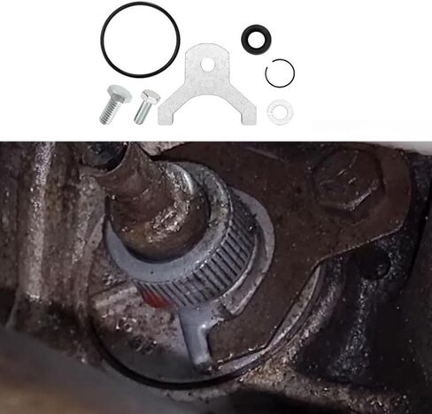 Housing Transmission Speedometer Leak Repair Seal Kit 700R4 4L60, Replaces 1240382, Rubber Synthetic Seals with Bolts and Washers Accurate in Kuwait