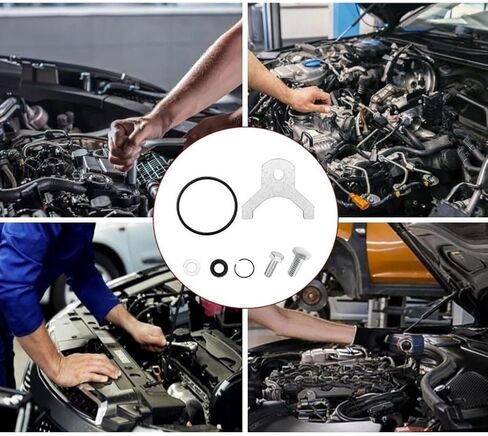 Housing Transmission Speedometer Leak Repair Seal Kit 700R4 4L60, Replaces 1240382, Rubber Synthetic Seals with Bolts and Washers Accurate in Kuwait